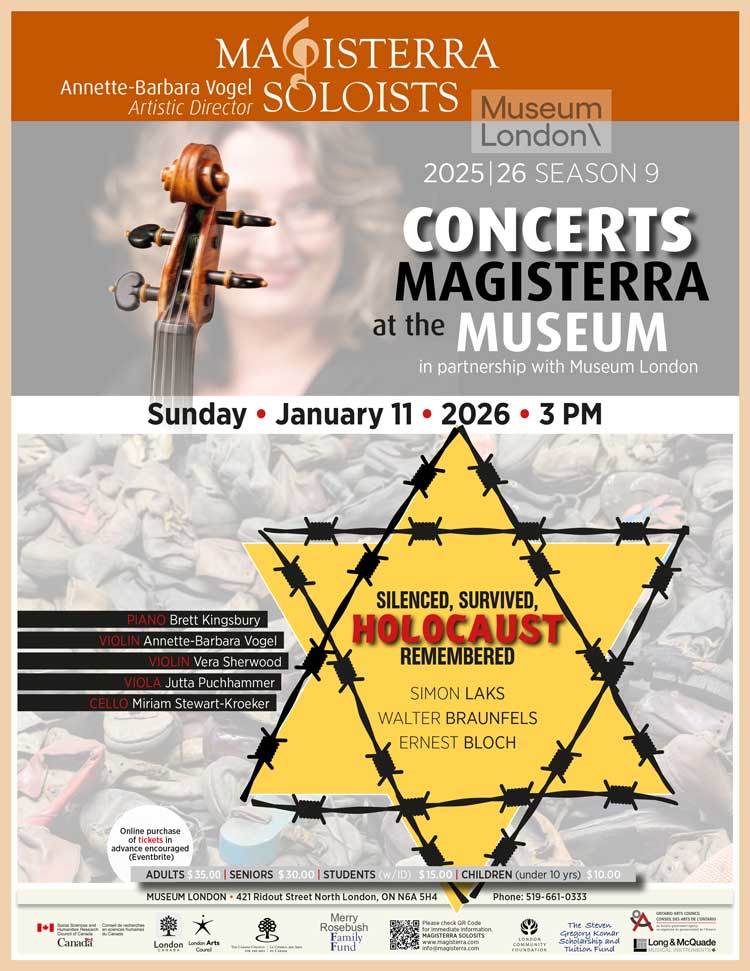 Magisterra At The Museum: Holocaust - Silenced, Survived, Remembered + Tickets