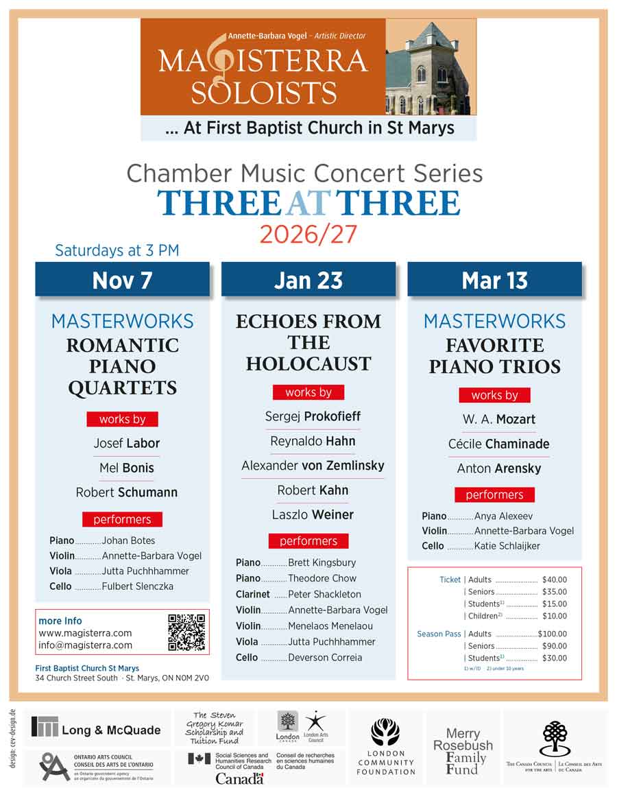 Three At Three - MASTERWORKS FAVORITE PIANO TRIOS